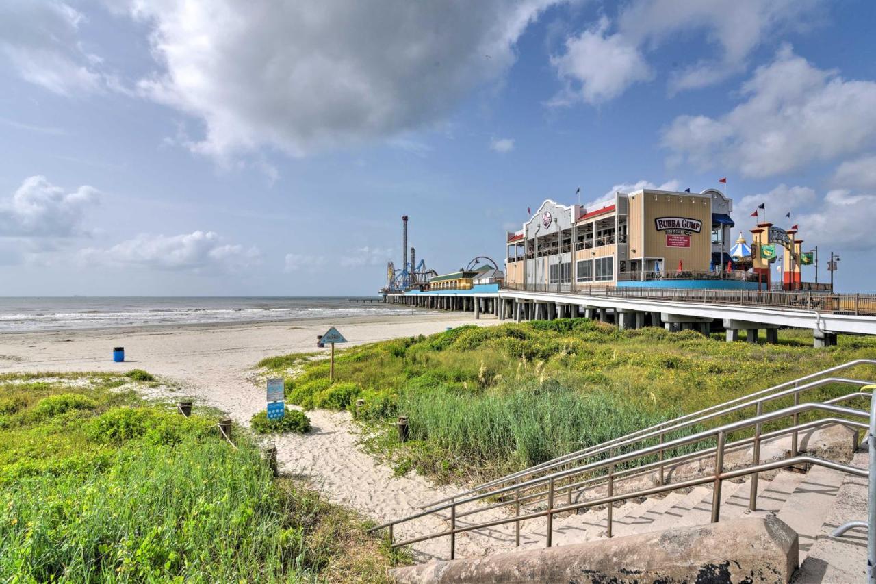 Bright Galveston Bungalow Half Mi To Pleasure Pier Exterior foto