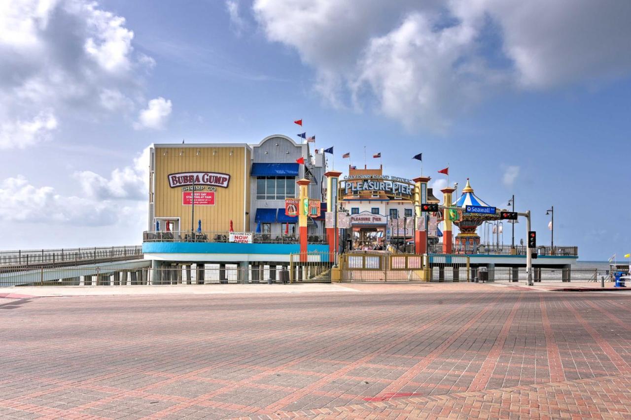 Bright Galveston Bungalow Half Mi To Pleasure Pier Exterior foto